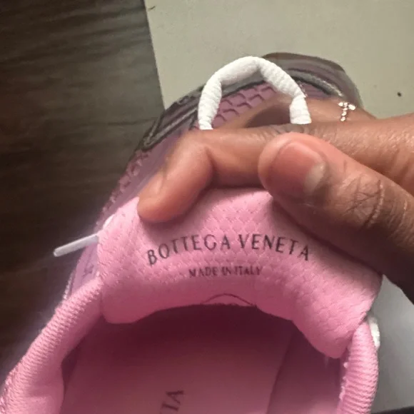Bottega Veneta Lavender and Silver Women's Sneakers